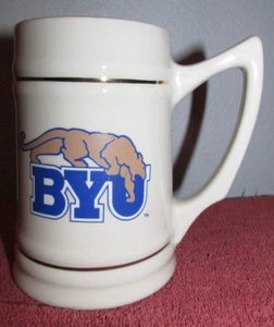 Vintage BYU Brigham Young University Beer Stein Mug - Provo, Utah UT - Picture 1 of 2