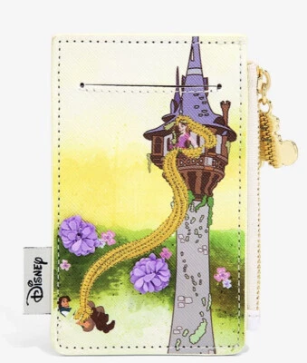 Tarjetero Loungefly Disney Enredado Rapunzel Flynn Rider Tower Escena NUEVO  Foto 1 de 4