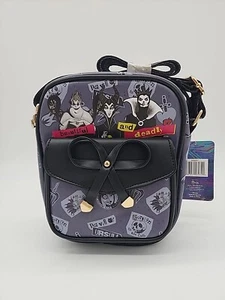 Borsa a tracolla Disney Villains 8,5" borsa da donna regina cattiva malefica regalo Ursula - Foto 1 di 8