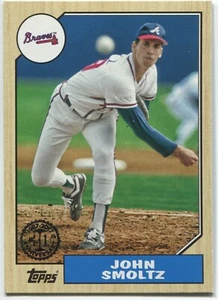 2017 Topps Series 1 JOHN SMOLTZ 1987 Topps Baseball - ATLANTA BRAVES - #87-65 - Picture 1 of 1