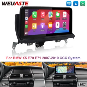 For BMW X5 E70 E71 2007-2010 CCC 10.25'' Car Multimedia Screen Stereo Carplay - Picture 1 of 12