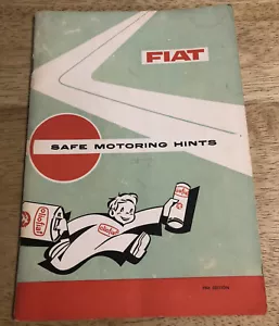 Suggerimenti per motorizzazione FIAT Safe 1966 vintage - 15° edizione - libretto brossura 48 pagine - Foto 1 di 8