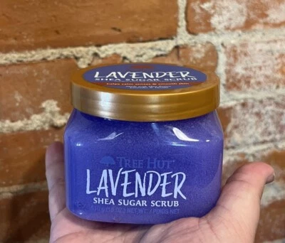 RARE! Tree Hut Lavender Shea Sugar Scrub Lavender 18 Oz FAST SHIPPING!!! - Image 1 of 3