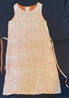 VTG Y2K New April Cornell M Reversible Dress Oversized Cottagecore Midi Peach