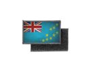 toppe toppa patch bandiera stampado vintage applique banderina tuvalu