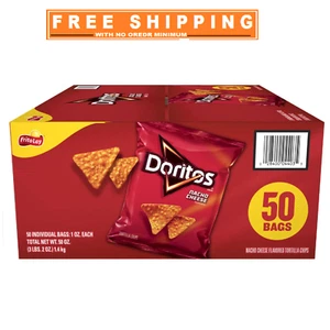 Doritos Nacho Cheese Tortilla Chips, 1 oz., 50 pk. - Picture 1 of 3