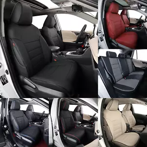 EKR Custom Fit RAV4 Car Seat Covers for Toyota RAV4 2013-2025 Full Set Leather - Picture 1 of 72