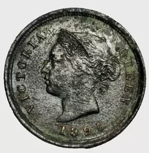 CYPRUS VERY SCARCE 1/4 PIASTRE 1895 RARE KEY DATE3,1 GR-22 MM - Picture 1 of 2