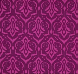 1/2 yard - Emma's Garden - Ikat Damask Purple By Patty Sloniger 100% cotton - Bild 1 von 2
