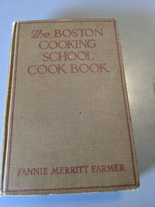 1937 ""The Boston Cooking School Kochbuch"" Fannie Merritt Farmer HC Little Brown - Bild 1 von 7