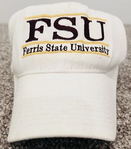 Vintage Ferris State Bulldogs Snapback Hat The Game Split Bar NEW DEADSTOCK TAGS - Picture 1 of 3