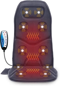 Espalda Masajeador con calor Silla Almohadilla de masaje para aliviar el dolor - Imagen 1 de 12
