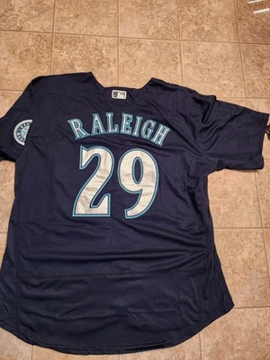 Camiseta cosida XXL Cal Raleigh Seattle Mariners XXL para hombre 🔥  Foto 1 de 4