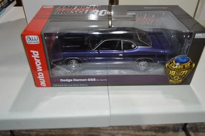 AutoWorld 1/18 美国肌肉 1971 道奇恶魔 GSS Mr. Norms 压铸新品 — 第 1/4 张图片