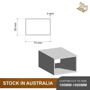 Aluminium Rectangular Tube | 50mm*75mm*3mm | Grade 6060/T5 - Picture 1 of 6