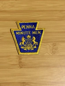 DE 1940 EJÉRCITO DE EE. UU. SEGUNDA GUERRA MUNDIAL Pennsylvania Minute Men PA PARCHE DIVISIÓN Keystone estopilla - Imagen 1 de 4