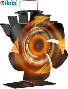 Ventola per Stufa a Legna, Ventilatore Stufa Da Tubo per La Protezione Ambiental - Foto 1 di 13