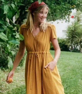 CHRISTY DAWN 'THE DAWN DRESS' EN MOSTAZA PRECIO DE VENTA SUGERIDO POR EL FABRICANTE 198 USD Foto 1 de 4