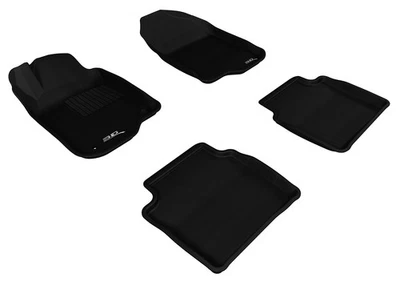 Floor Mats Custom Fit Liners Kagu All-Weather Black 1st And 2nd Row L1CH04801509 Foto 1 de 4