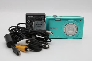 [Near Mint] Nikon Coolpix S3300 16MP Digitalkamera (Mint Green)  - Bild 1 von 6