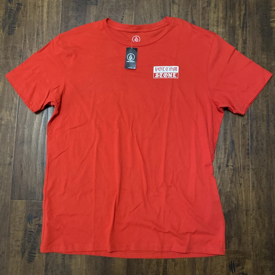 NWT Volcom Add It Up Short Sleeve Tee Red Size XL. C1 - Image 1 of 4