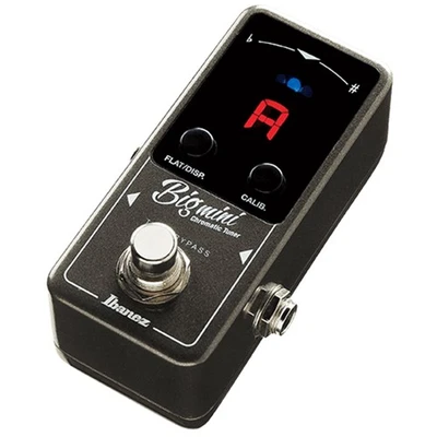 Ibanez, 1/4-Inch Right Angle Chromatic Guitar/Bass Pedal Tuner (BIGMINI) - Image 1 of 4