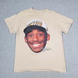 Los Angeles Lakers Shirt Men Medium Kobe Bryant NBA Basketball 5X Champ Big Head - Picture 1 of 14