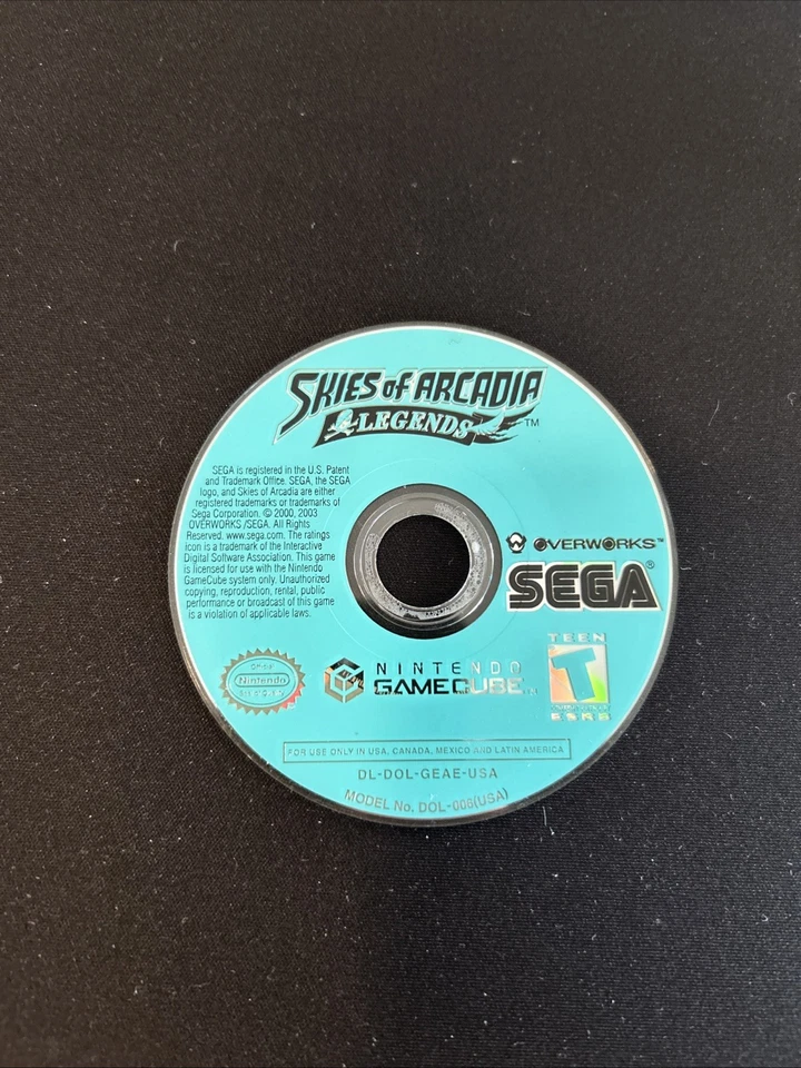 Skies of Arcadia Legends (Nintendo GameCube, 2003) DISC ONLY NO CASE - Image 1 of 1