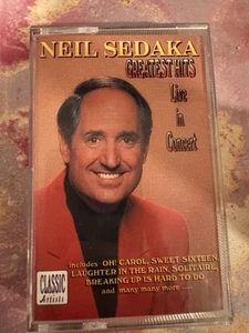 Neil Sedaka Greatest Hits Live In Concert Cassette, Compilation, Dolby, Tring - Picture 1 of 5