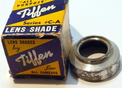 25mm Lens Shade Hood Series C-A Tiffen Adapter Ring for Series # V 5 - Image 1 of 4
