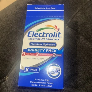Electrolit | Electrolyte Drink Mix | Variety Pack| 8 Pack | Premium Hydration - Picture 1 of 1