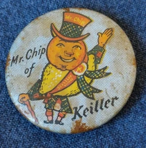 KEILLER MARMALADE Vintage Advertising Metal Pin Badge 1950s, Collectable 30mm - Picture 1 of 2