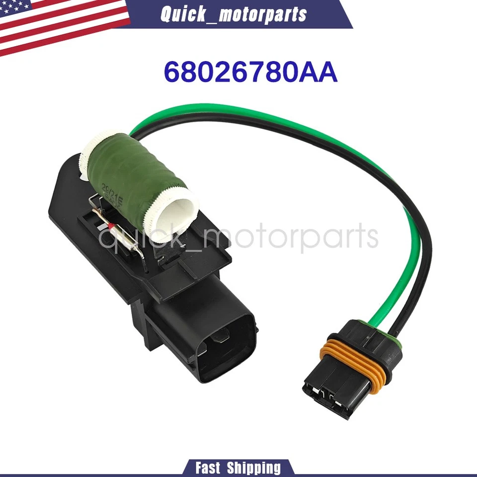 Motor de ventilador de cableado para Jeep Wrangler Liberty Nitro 2008-2012 68026780AA Foto 1 de 4