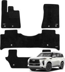 ¡NUEVO! Juego completo alfombrillas superiores para Infiniti QX80 2025 7 plazas (no 8) - Imagen 1 de 10