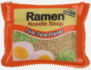 Bolso Bandolera Naranja Ramen Fideos Sopa / Sabor Yum Yum - Imagen 1 de 1