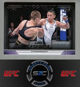 Carla Esparza - 2024 Topps UFC Knockout Knockout Card# 60 - Picture 1 of 2