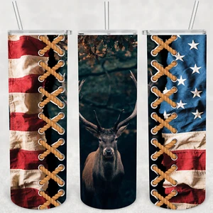 VASO DE CAZA 9- Incluye un vaso aislado de metal de 20 oz, tapa y pajita - Imagen 1 de 3