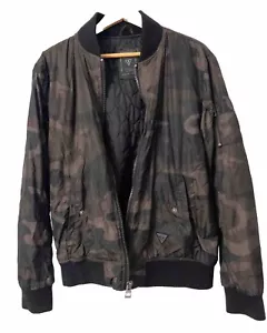 GUESS CAMO Print Camouflage Jacket XL - Picture 1 of 4
