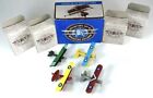 Biplane Collector's set of 4 Miniature Aircraft in Original packages 1917-1928