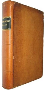 Diary George Bubb DODINGTON Baron Melcombe Regis 1784 FULL CALF - Imagen 1 de 1