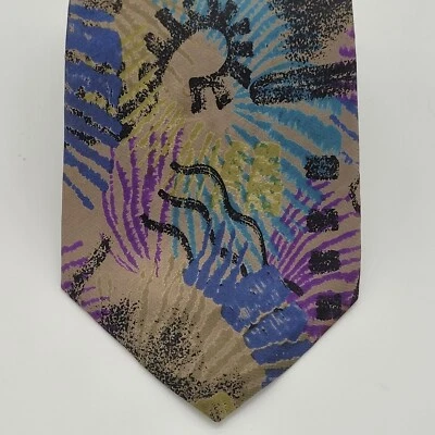 Vitg Enrico Coveri 现代丝绸领带 3.5 — 第 1/3 张图片