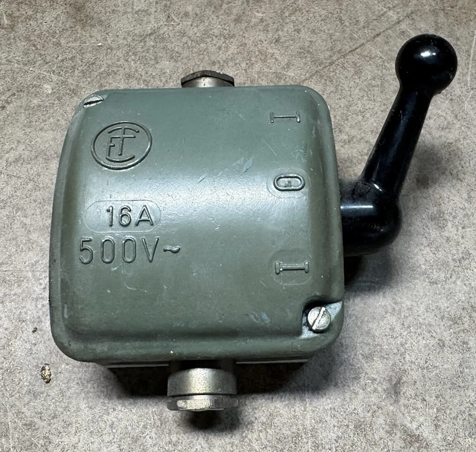 Sterndreieckschalter ALU Guss 16A 500V Elektra Tailfingen - Bild 1 von 1