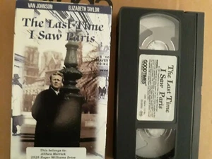 The Last Time I Saw Paris (VHS 1997 [1954) 05-09550. Van Johnson, Liz Taylor - Picture 1 of 2
