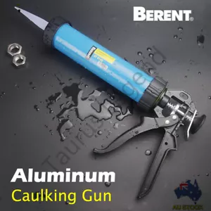 Premium Heavy Duty Aluminum Caulking Gun Sausage Silicon Sealant Adhesive Glue - Picture 1 of 5