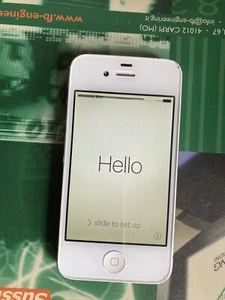 Apple iPhone 4S - 8GB - Bianco; Resettato; Funzionante Con Tutti Gli Operatori - Foto 1 di 8