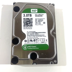 WD 3TB WD30EZRX Caviar Green SATA 3.5" Desktop Hard Drive (NO BAD SECTOR) - Afbeelding 1 van 3