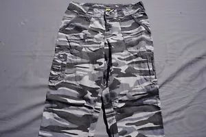 Cabela's Casual Lightweight Canvas Cargo Hiking Pants. Camo, Women's Size 4. GUC - Picture 1 of 9