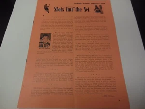 1948 NHL HOCKEY BOSTON BRUINS NEWSLETTER PROGRAM VS NEW YORK RANGERS RARE - Picture 1 of 3