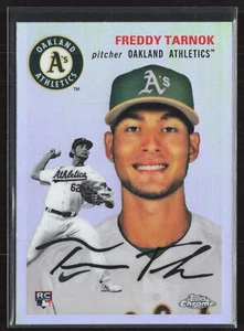 2023 Topps Chrome Platinum Anniversary #137 Freddy Tarnok Refractor Oakland - Picture 1 of 2