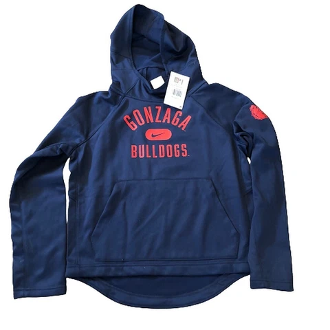 NWT New Gonzaga Bulldogs Nike Therma Boy's Large Spotlight Hoodie Sweatshirt Cover